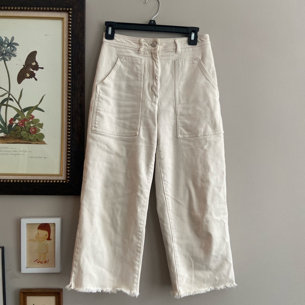 Aritzia cream utility pants!